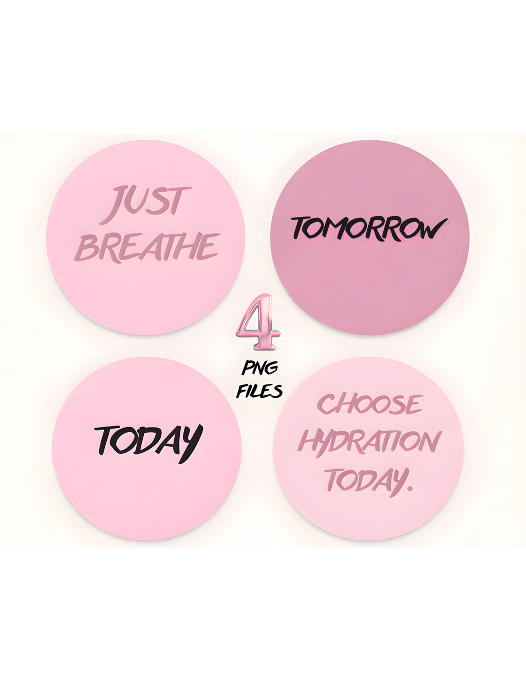 Gentle Daily Focus Reset Stickers | Printable Digital Stickers for Planners & Notes