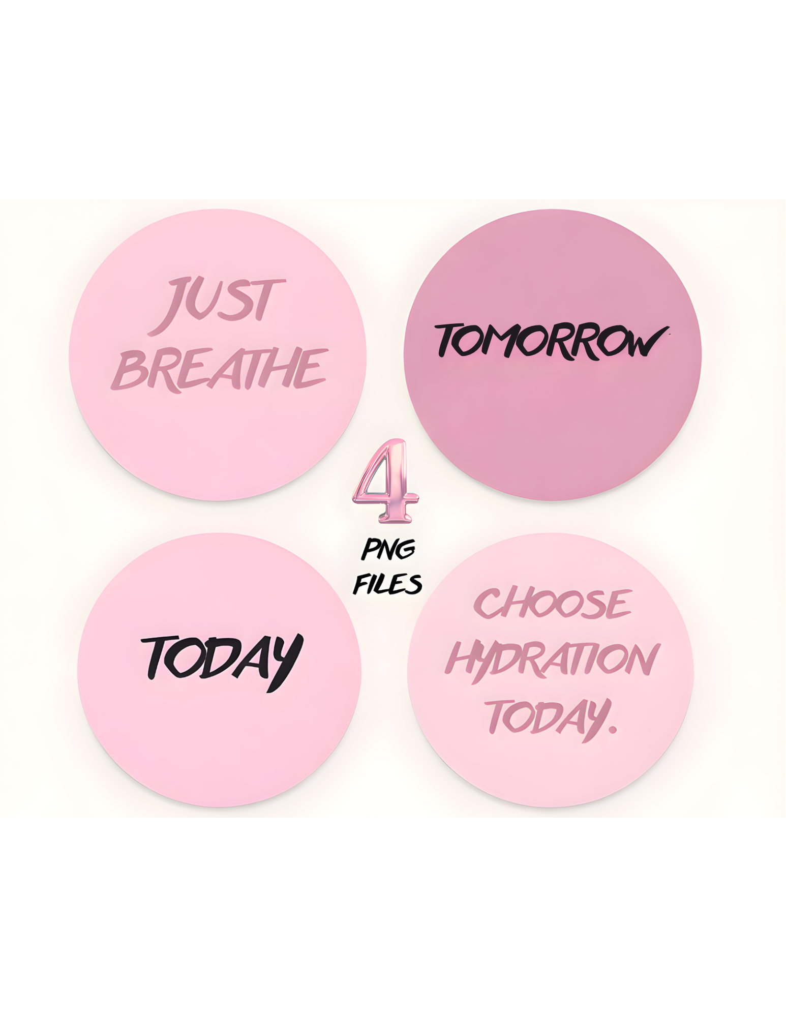 Gentle Daily Focus Reset Stickers | Printable Digital Stickers for Planners & Notes