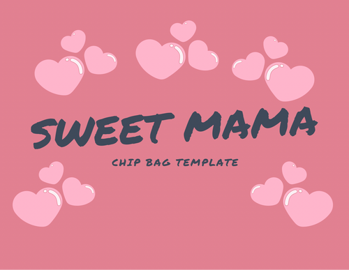 A Little Love for Mama-Chip Bag Design